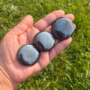 Hematite Crystals | Hematite Flat Stones | Hematite Crystal Flat Stones | Hematite Palm Stones