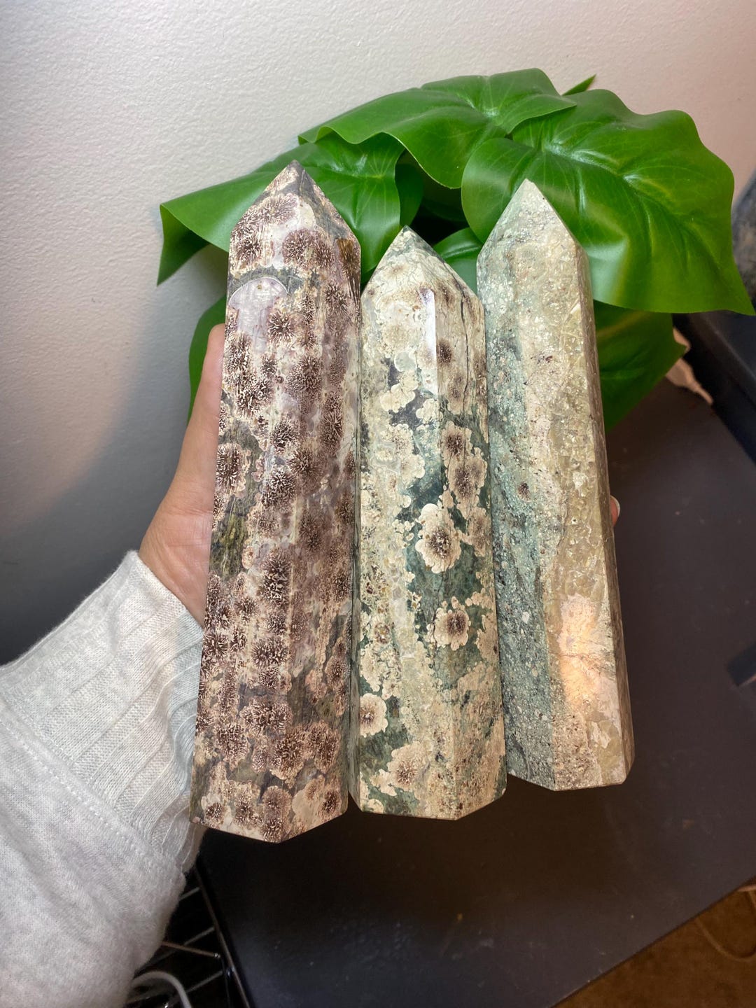 Sakura Stone Towers Russian Flower Jasper Point Flower Jasper Flower ...