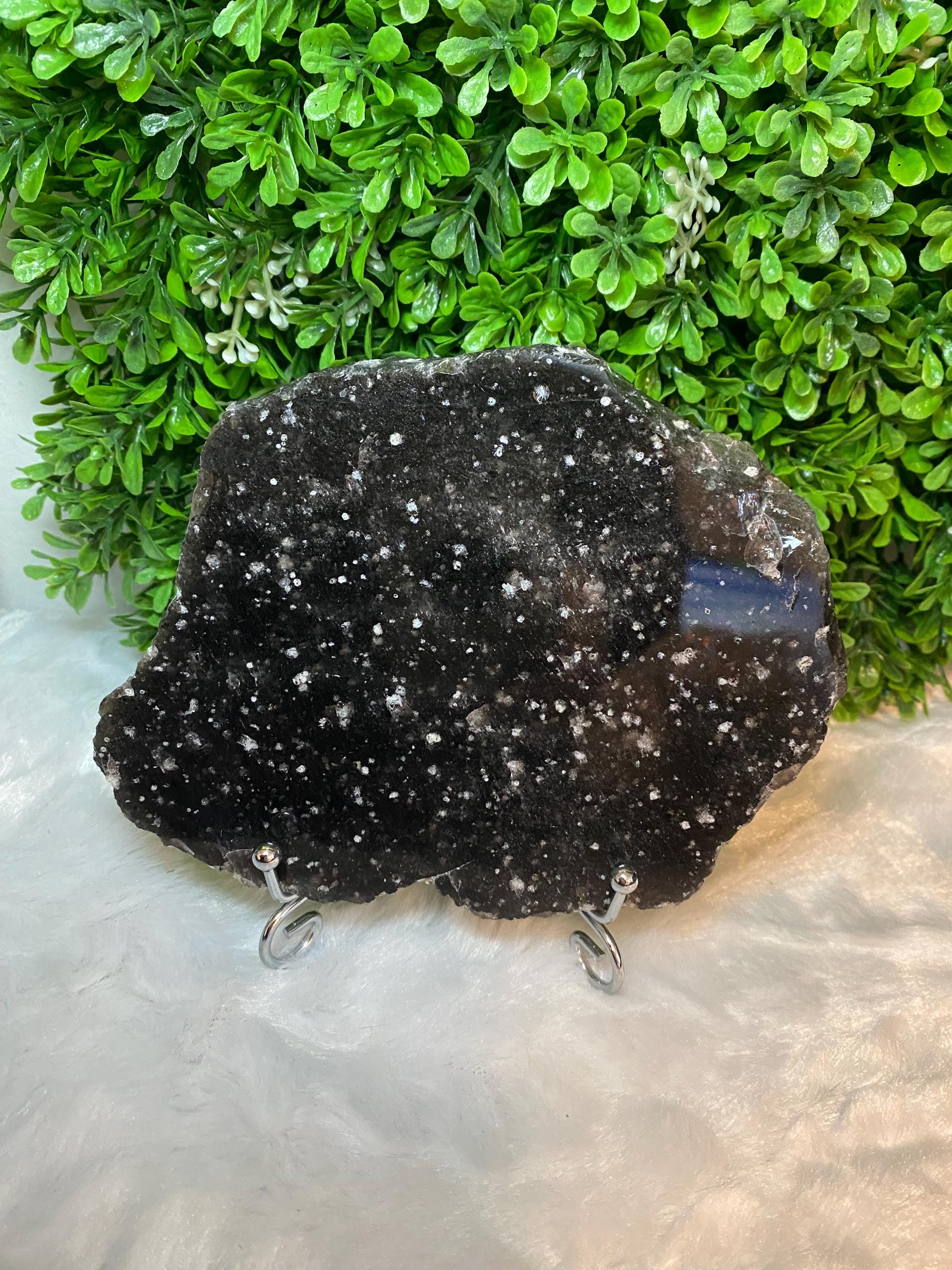 Galaxy Obsidian Crystal | Ice Obsidian Crystal | Ice Obsidian Slab