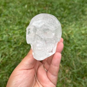 Clear Quartz Crystal | Clear Quartz Crystal Skull | Clear Quartz Crystal Skull Carving | Quartz Crystal Skull | Crystal Skull Carving