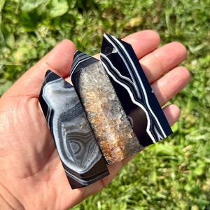 Black Onyx Points | Black Onyx Crystal Points