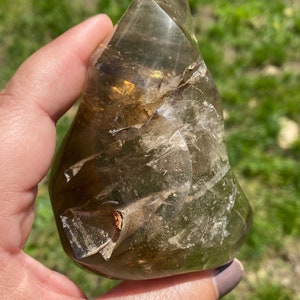 Smoky Quartz Flame | Smoky Quartz Free Form | Smoky Quartz Crystal | Smoky Quartz Crystal Flame