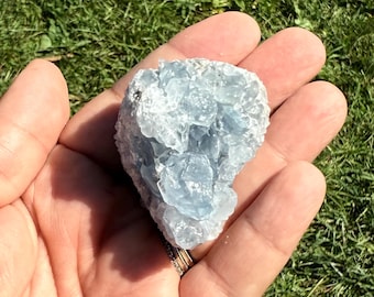 Blue Celestite Specimen | Raw Blue Celestite | Blue Celestite Crystal Specimen | Blue Celestite Crystal