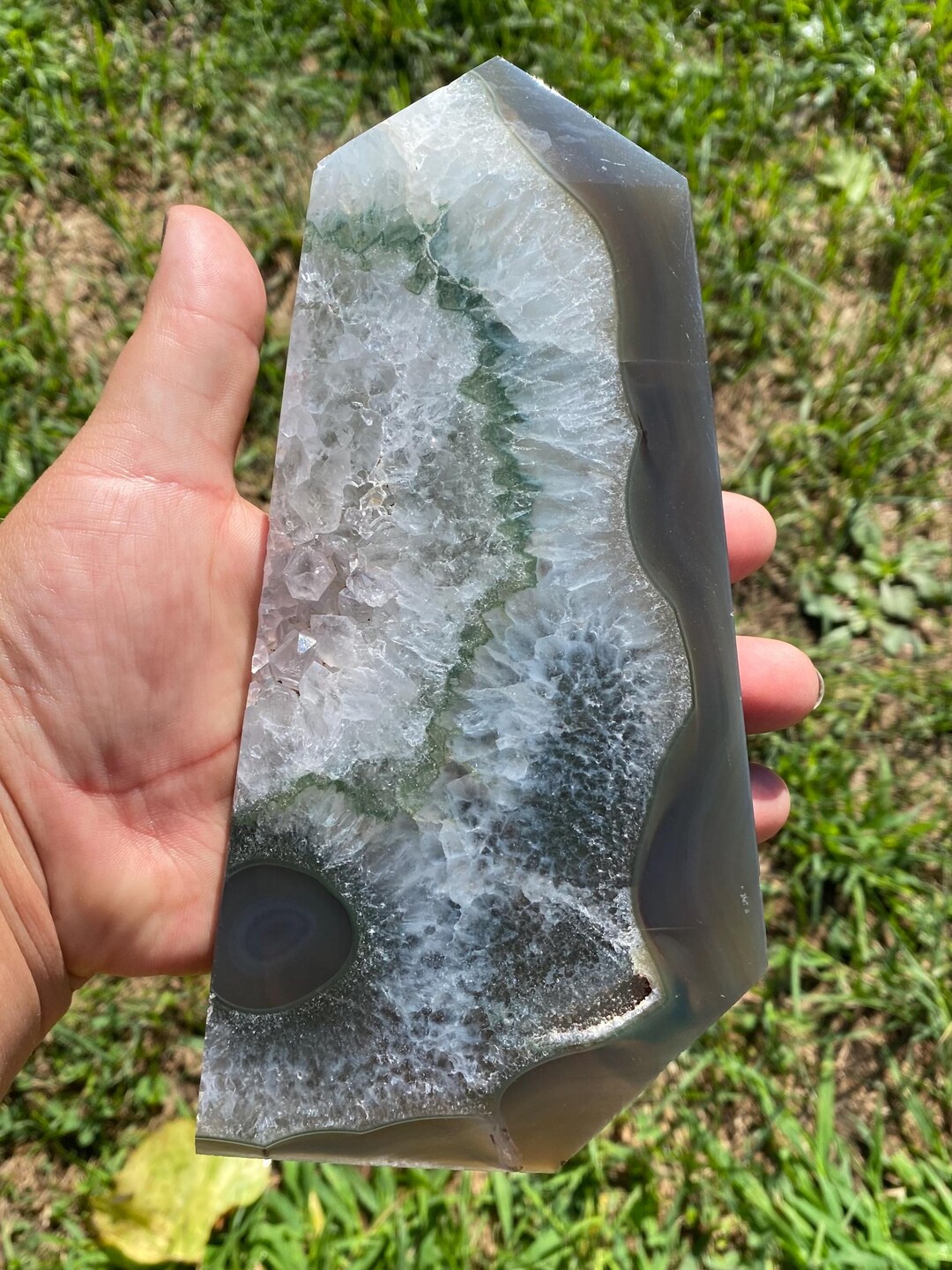 Moss Agate Free Form Green Quartz Free Form Crystal Quartz Free Form ...