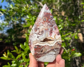 Mexican Crazy Lace Agate Free Form | Mexican Crazy Lace Agate Crystal | Mexican Crazy Lace Agate Tower | Mexican Agate Free Form