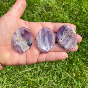 Amethyst Worry Stone | Amethyst Pocket Stone