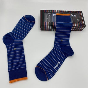 4-Pack Multi-Color Stripe Pattern Socks Gift Set