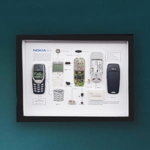 Framed Nokia 3310 Teardown Art: Tech Lover Gift - Etsy Australia