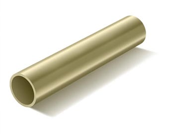 Brass Round Tube - Seamless Brass Pipe Tubing for DIY Crafts, Models and Industrial Projects
