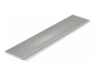 6063 Aluminum Flat Bar, Solid Metal Strip for DIY Projects, Machining, Welding