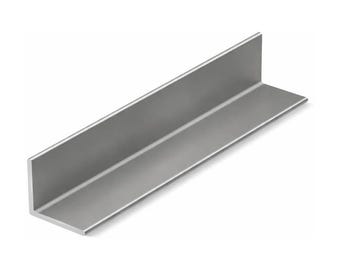 6063 Aluminum L Angle Bar, Structural Metal Profile for Brackets, Frames, Fabrication