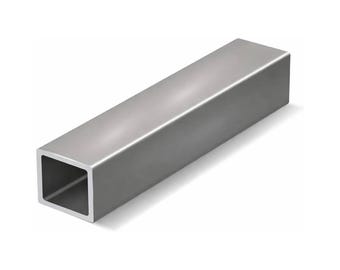 6063 Aluminum Square Tube, Box Profile Metal Tubing for Fabrication, DIY Frames, Furniture, Automotive