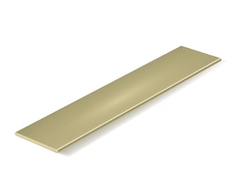 Solid Brass Flat Bar Strip – DIY Crafts, Models, Industrial Projects