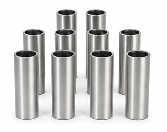 Mystery Craft Aluminum Tube Pack – 10 Pieces, 16mm OD, 50-55mm Long, DIY Craft Metal Tubes