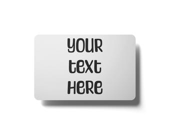 Personalisierter Text Magnet: Personalisiertes Schließfach Dekor, 4x6" Sublimationsdruck