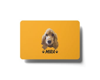 Personalisiertes Haustier Foto Magnet: Individuelles Hunde oder Katzen Portrait