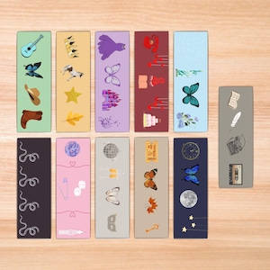 Album Inspired Bookmark Set: Trendy Reader Gift (Printable, Instant Download)