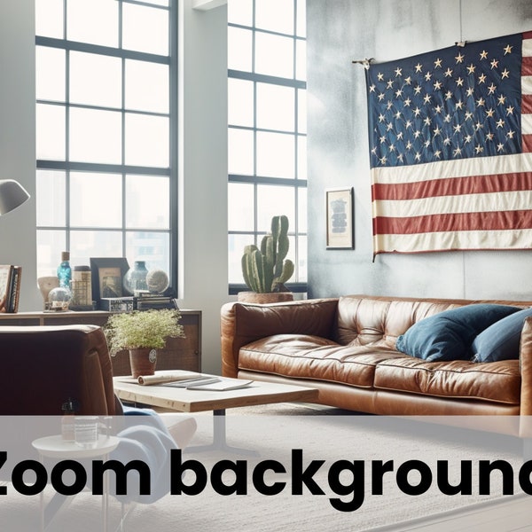 Memorial Day Patriotism: Patriotic Professional Zoom Background for Engaging Video Calls