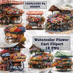 Aquarell Aquarell Blumen Clipart, Floral, Blumenständer Clipart mit Blumen, PNG