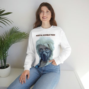 Mom - Mortal Kombat Unisex Heavy Blend Crewneck Sweatshirt