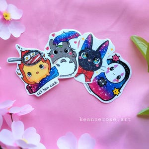 Childhood Anime Movie Sticker Pack, Anime Stickers, Kawaii Stickers, Soot Sprite sticker, Childhood Anime, Cute Stickers