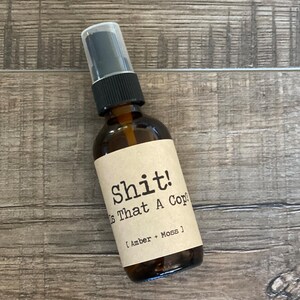 ¡Mierda! ¿Es un policía? Aerosol para coche / Siete sirenas atrevidas / Regalo divertido / Hecho a mano / Sarcástico / Accesorio para coche / Ambientador / Regalos para ella