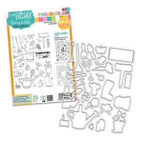 All the Dirt gardening clear Stamps for card making, craft, scrapbooking, mixed media.