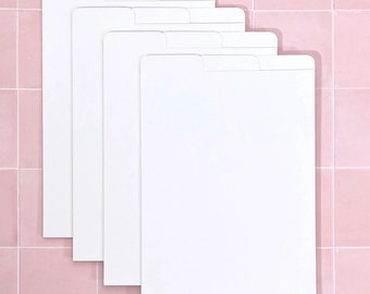 Cling and Store Large White Tab Pocket Inserts storage organisation for craft supplies