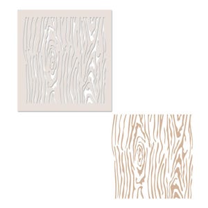 Plantilla de vetas de madera para hacer tarjetas, manualidades, scrapbooking y técnicas mixtas.