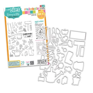 All the Dirt gardening Outline Dies for card making, craft, scrapbooking, mixed media.