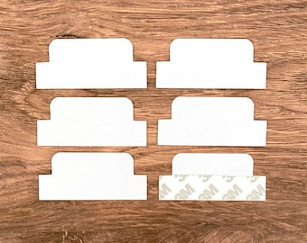 Cling and Store White File Tabs for ultimate organisation for craft supplies