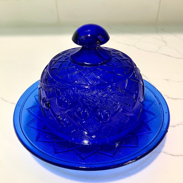 Glass Butter Dish Etsy