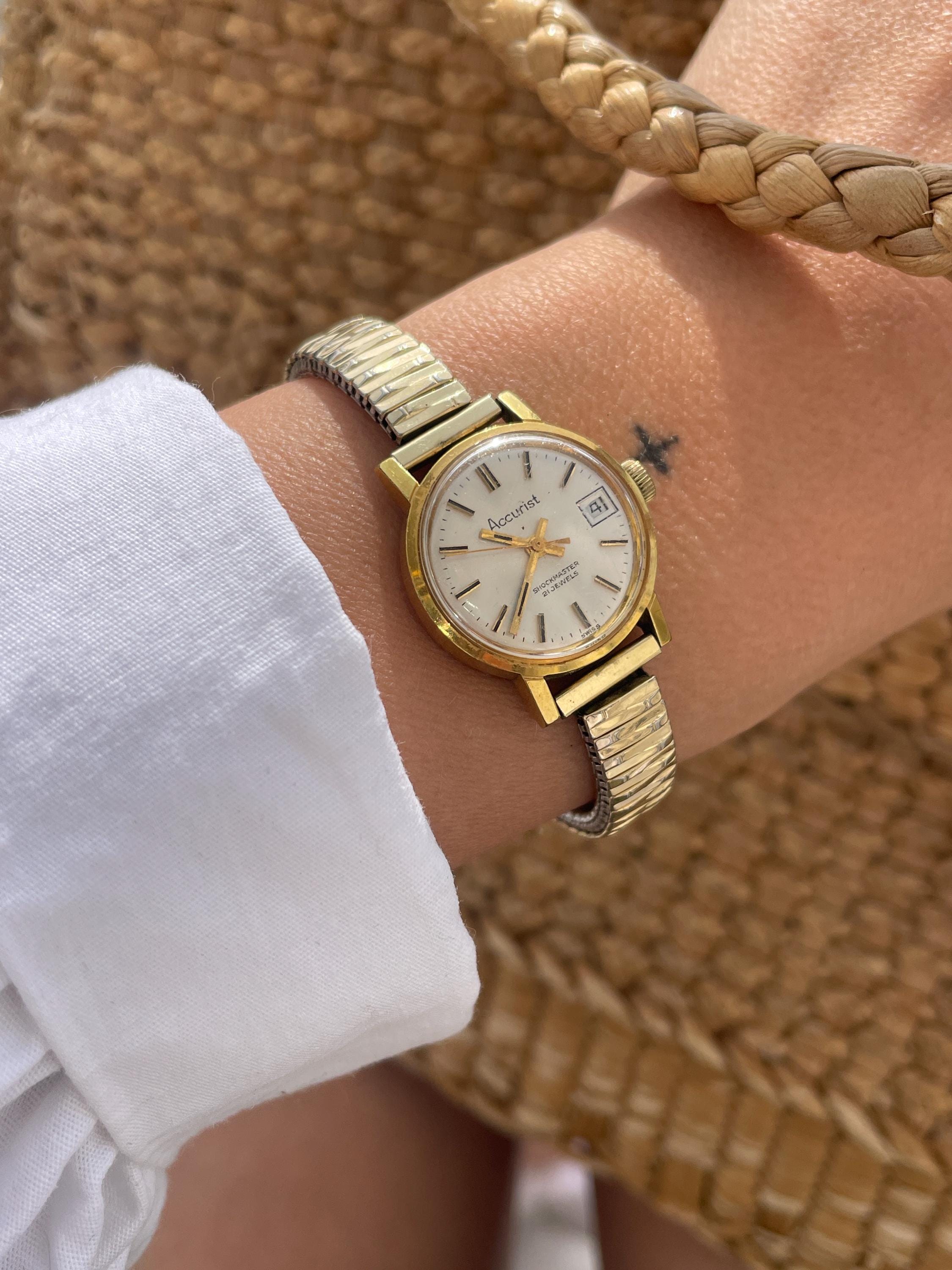 Vintage accurist ladies watch - Etsy 日本