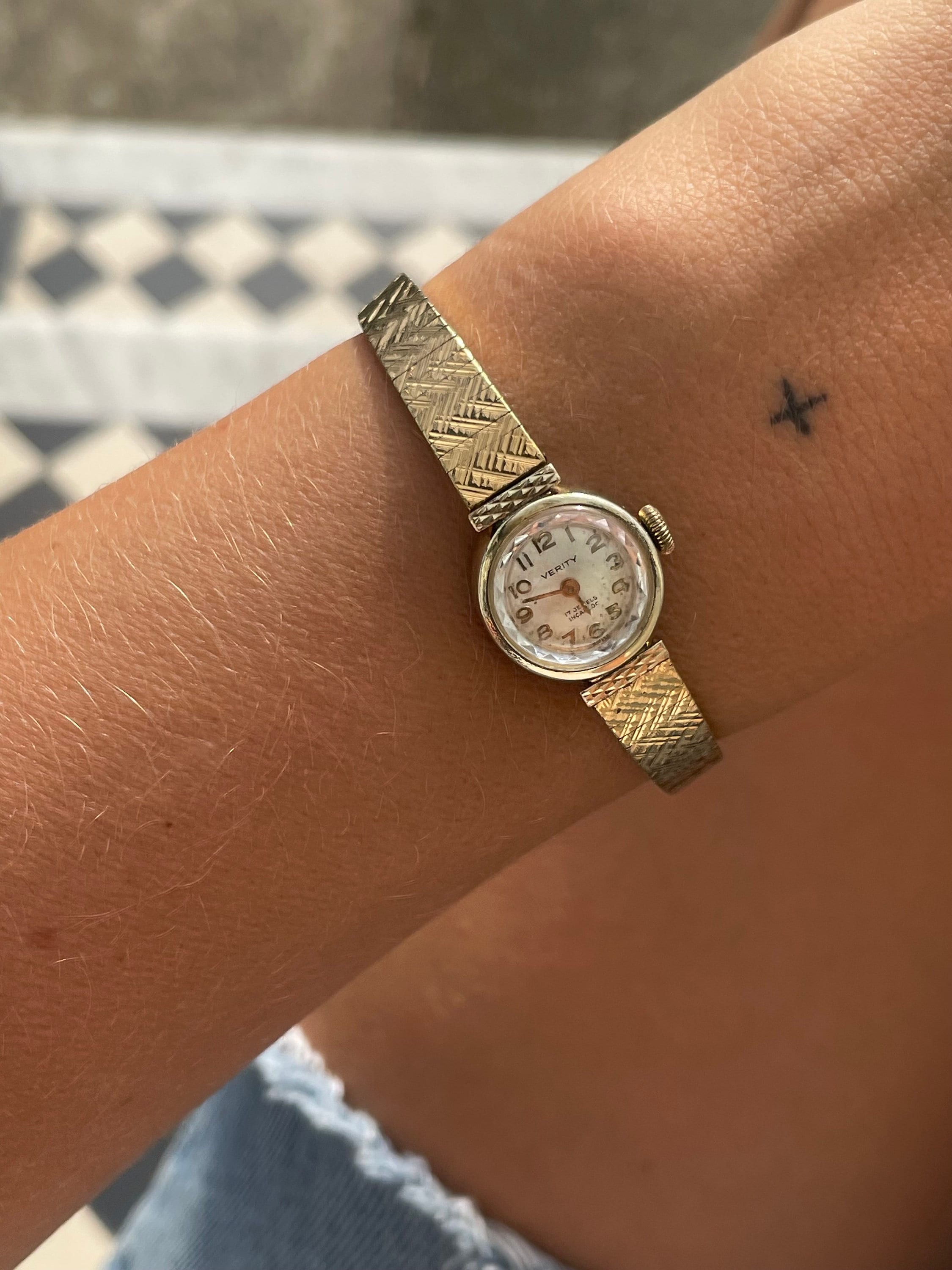 Joyas Reloj Haste Para Dama Antiguo Reloj Haste Automático 17