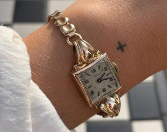 Vintage Rose Gold 10k RGP Wind-Up Watch Vintage 1940 main image 4