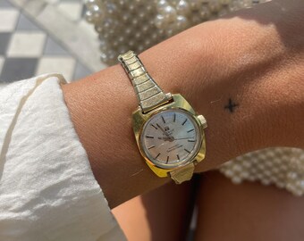Stunning Vintage 00s Gucci 9040L Silver Steel & Gold Plated