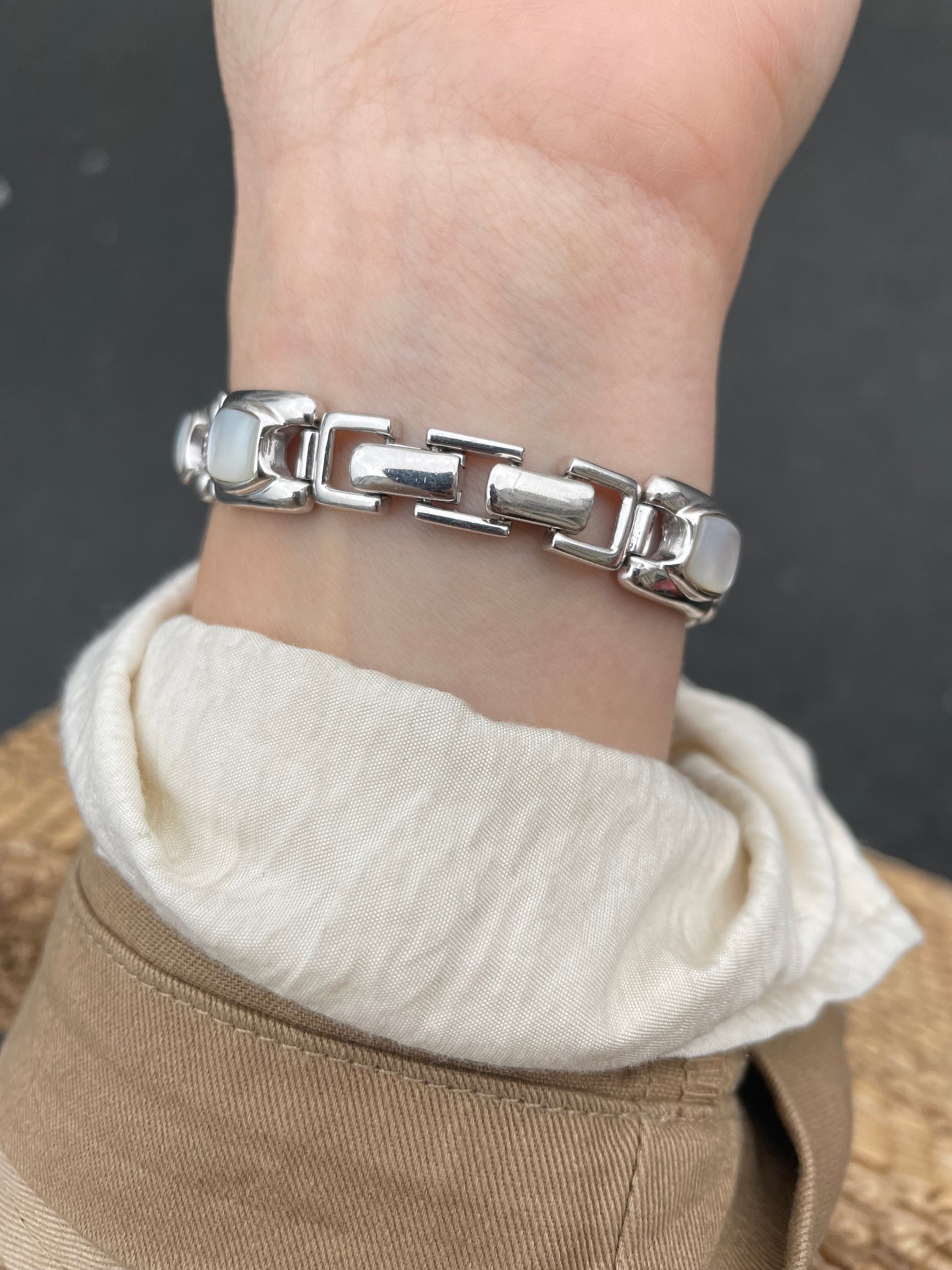 925シルバー 90s Vintage 1990s Y2K Quartz Solid Sterling 925 Silver Ladies