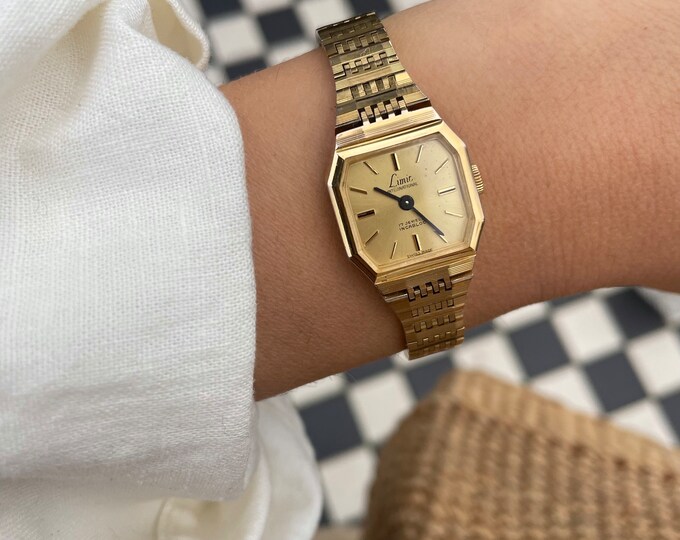 Montre Vintage Rythmatic 17 Rubis - Mécanique Des Années 1970 - Boîtier 37mm - Style Rétro GP X171