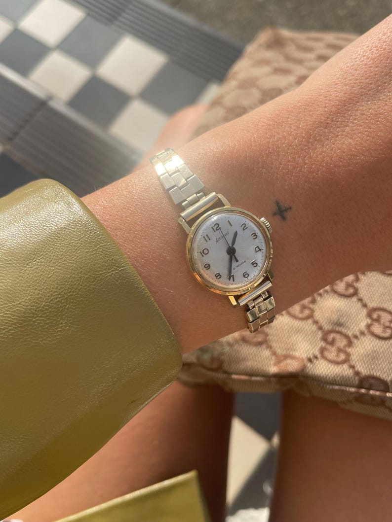 Vintage Accurist Ladies Watch, 1960s Gold Plated Swiss Cocktail Watch — free download