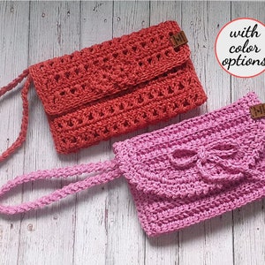 Monedero de pulsera de crochet, Monedero de pulsera de hilo de papel, Monedero de pulsera de rafia tejido a mano con hilo de papel, Monedero de pulsera de rafia de crochet