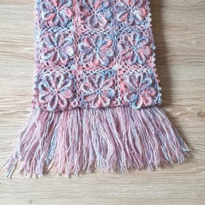 Oversized Cozy Scarf, Plus-size friendly Wrap, Winter Wool Shawl, Maxi Winter Scarf, Everyday Oversized Scarf, Crochet scarf handmade