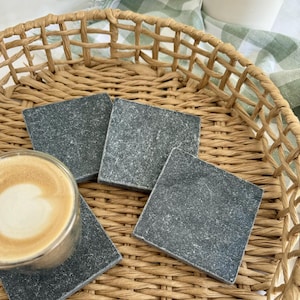 Black Marble Coasters