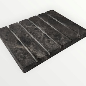 Black Marble Soap Dish - Astarli