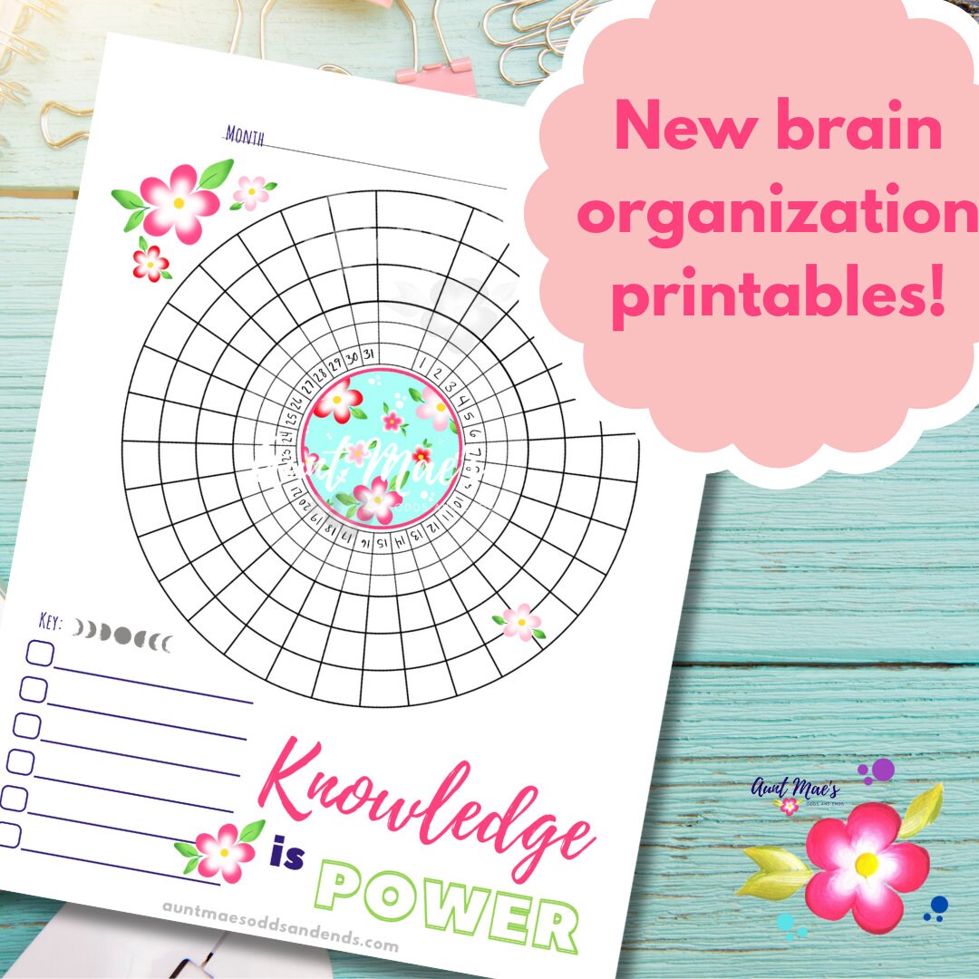 30 Day Tracker Planner 2 Page Printable Pdf for Fun Planner Pages and ...