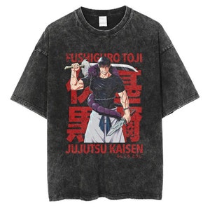 Jujutsu anime shirt, Toji fushiguro jujutsu t shirt, Megumi Anime tshirt, Toji tee