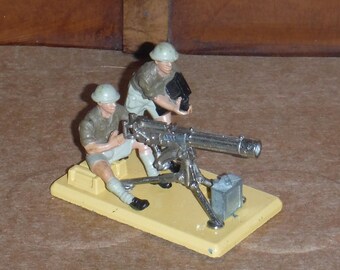 Britains Ltd Deetail British Vickers Machine Gun team