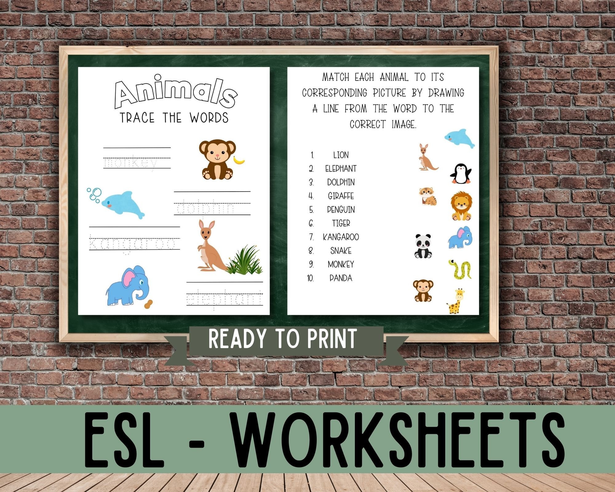 Esl Teaching Tools, Esl Printables Worksheets, ESL Materials, ESL Classroom Worksheet, Teaching Esl Online, ESL Vocabulary Animal Lesson - Etsy esl-teaching-tools-esl-printables-worksheets-esl-materials-esl-classroom-worksheet-teaching-esl-online-esl-vocabulary-animal-lesson-etsy