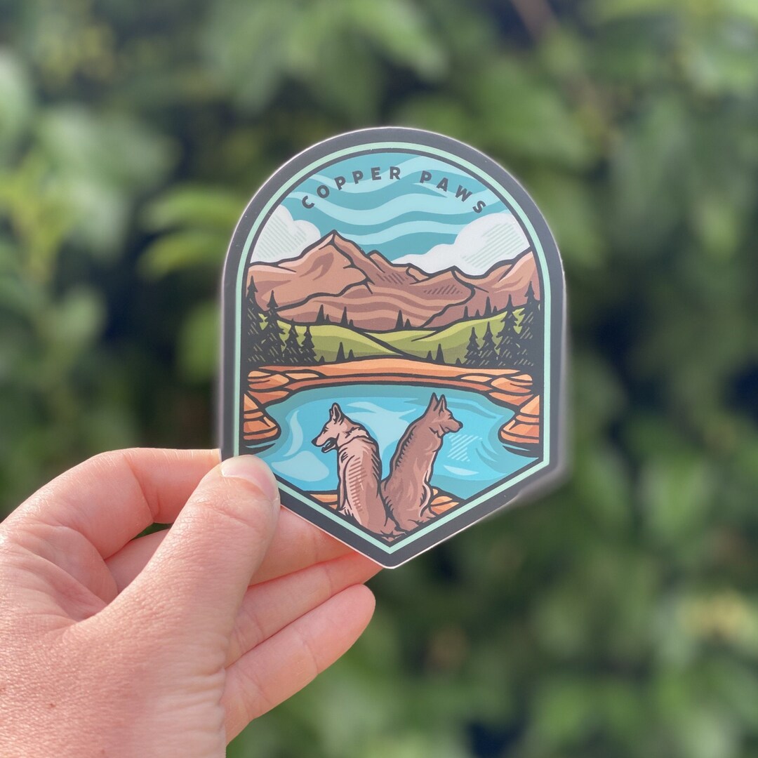 Alpine Lakes - Vinyl Sticker - Etsy