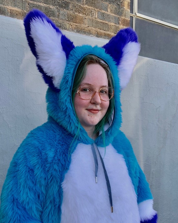Blue Wolf Fursuit Hoodie RETIRING SOON Read Description Etsy Australia