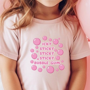 Ms Rachel Icky Sticky Sticky Sticky Bubble Gum Shirt, Funny Baby / Toddler Shirt, Toddler Gifts, Ms Rachel Lovers
